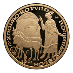 Zlatá pamětní mince Rotunda ve Znojmě