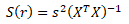 Kovarianční matice odhadové funkce r